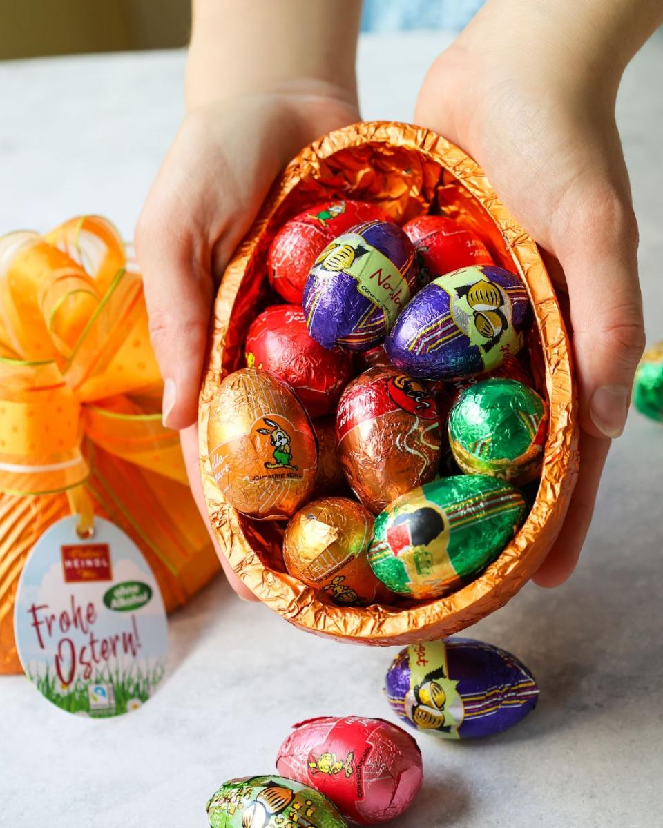 HEINDL cremig gef&uuml;llte Schoko-Ostereier