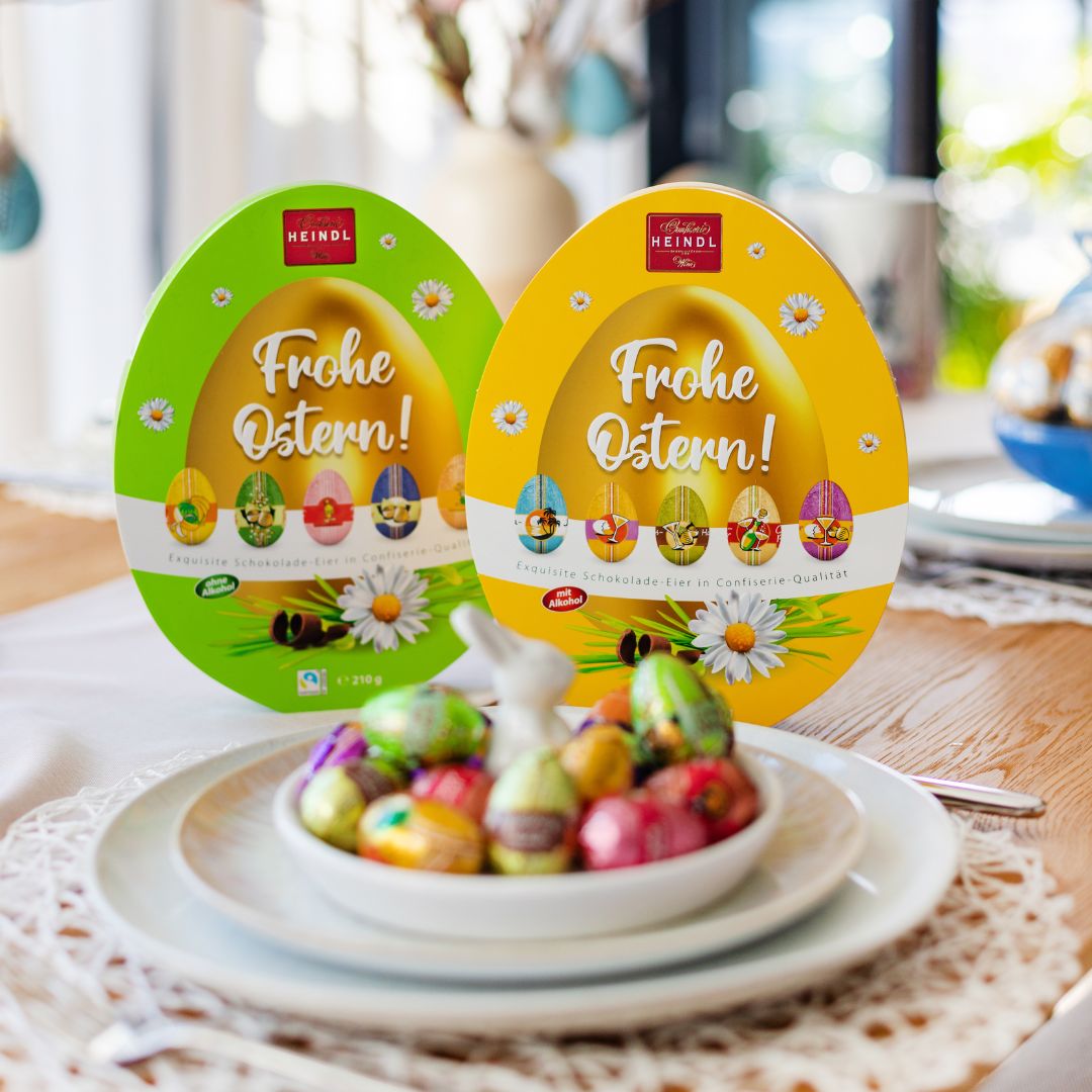 Oster-deko schnell dekorieren Schokohase fairtrade