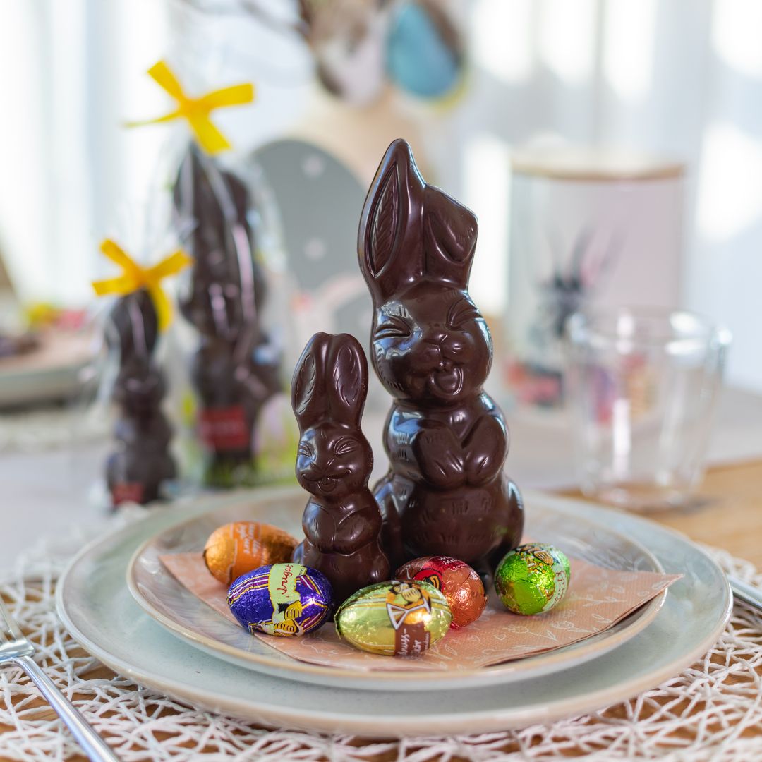 Heindl Schokoosterhase Edelbitterschokolade