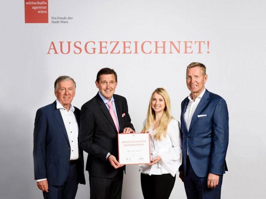 Auszeichnung der Wirtschaftsagentur Wien