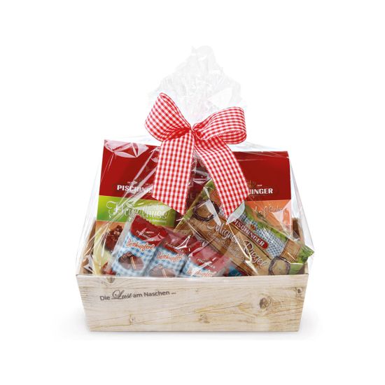 Geschenkkorb knusprige Waffeln Pischinger Wien