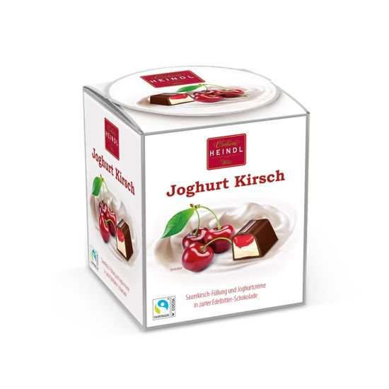 Schokolade Joghurt Kirsche Sommerpraline fairtrade