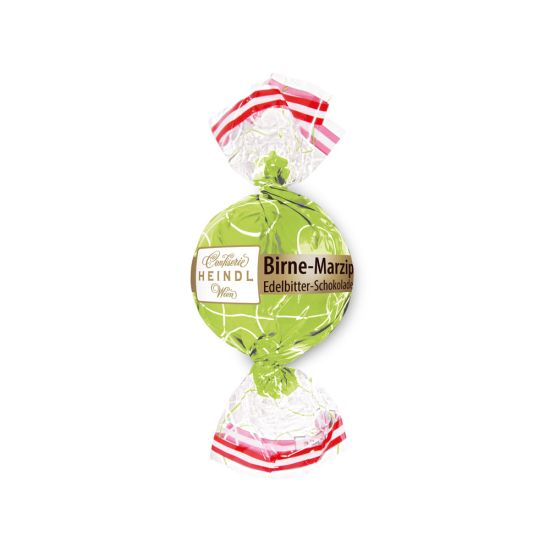 Schoko Kugel Birne-Marzipan 1000g, 65 Stk