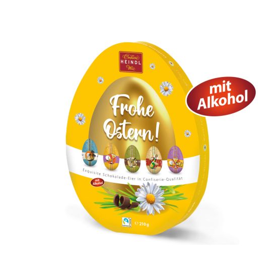 Ostergeschenk Pralinen Erwachsene klein Schokoeier Likör Alkohol