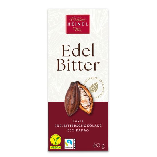 Tafelschokolade Edelbitter 60g