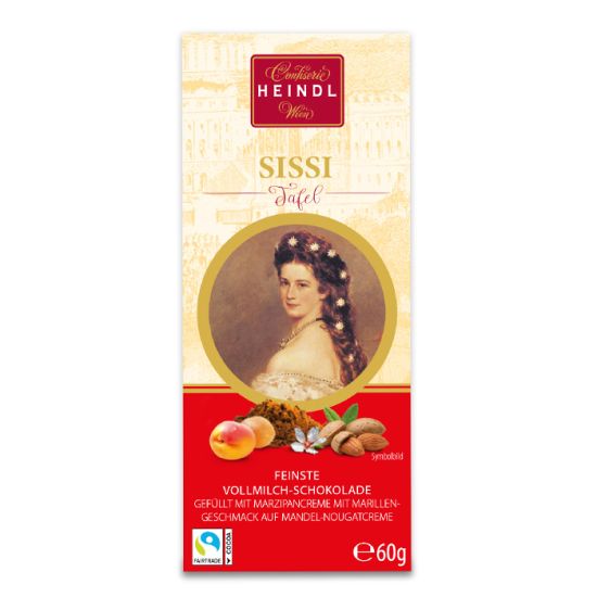 Tafelschokolade Sissi 60g