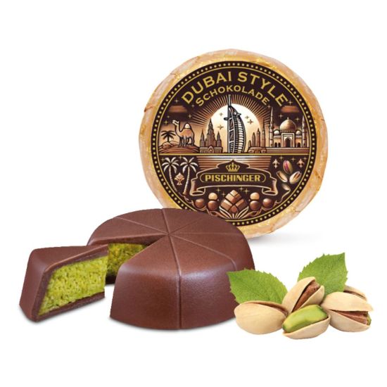 Dubai Style Schokolade Pistaziencreme Kadayif Vollmilchschokolade Fairtrade-Kakao