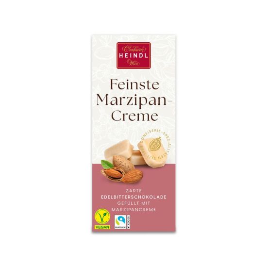 Tafelschokolade Edelbitter mit Marzipan
