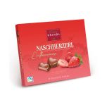 Schokoherzen Pralinen Erdbeerfüllung Herzform Valentinstag Muttertag