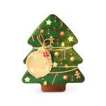 Tannenbaum Dose Nougat Crisp Weihnachtsgeschenk Fairtrade