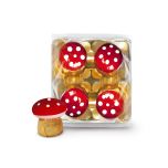 Pilz auf Nusskrokantpralinen 4er 60g