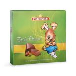 Osterpralinen Krokantecken Vollmilchschokolade Nusskrokant fairtrade aus Österreich