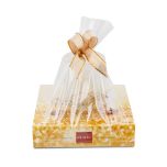 Kerze in cremefarbigem Glas auf Frohe Weihnachten 100g