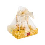 Kerze Lumia Gold auf Frohe Weihnachten 100g