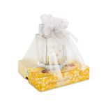 Kerze Lumia Silber auf Frohe Weihnachten 100g