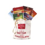 Baumwolltasche Familienpaket Pralinen Fairtrade Schokolade