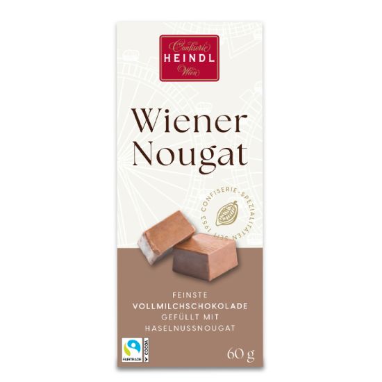 Tafelschokolade Vollmilch Wiener Nougat 60g