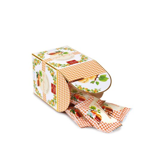 Heindl Marillentaler Schokolade Marille Marzipan fairtrade